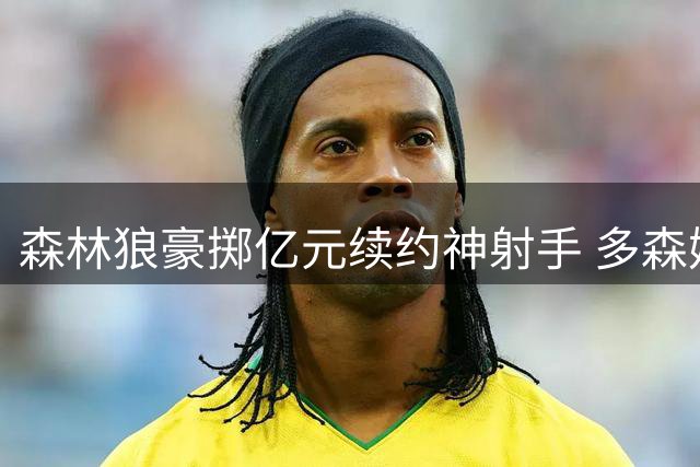森林狼豪掷亿元续约神射手 多森姆联手三球组建后场双枪